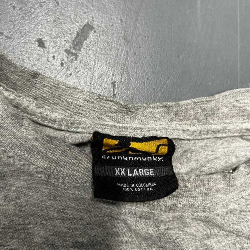Vintage Y2K Drunknmunky distressed hip hop skater graphic tee shirt tshirt - Picture 2 of 5